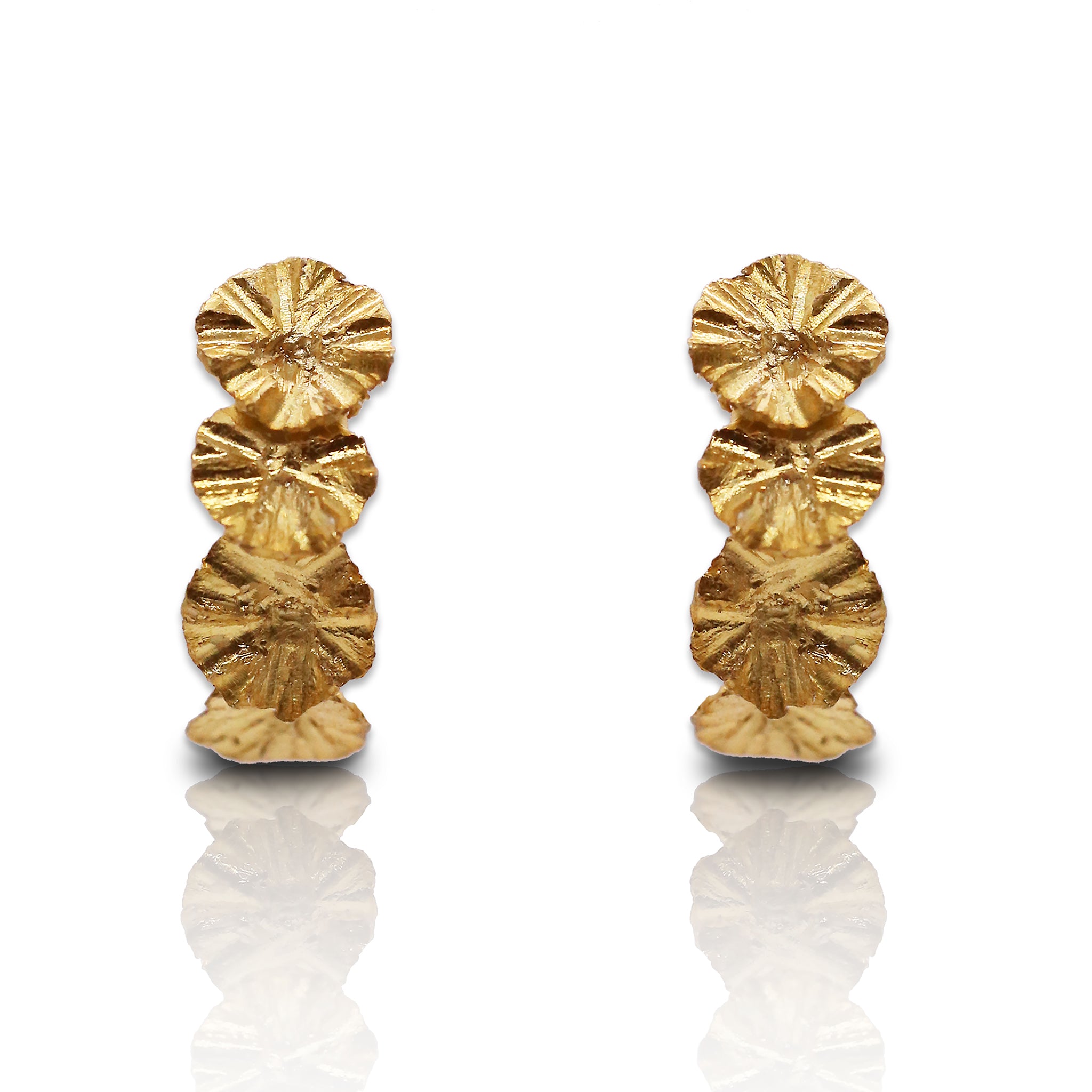 The Forget-Me-Not Hand-Cast Earrings